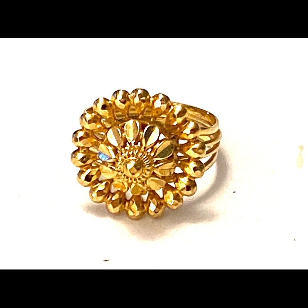 22k Solid Gold Ring 916 - image 2
